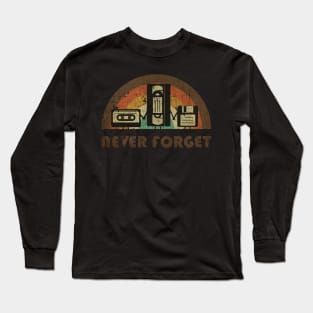 NEVER FORGET - VINTAGE Long Sleeve T-Shirt